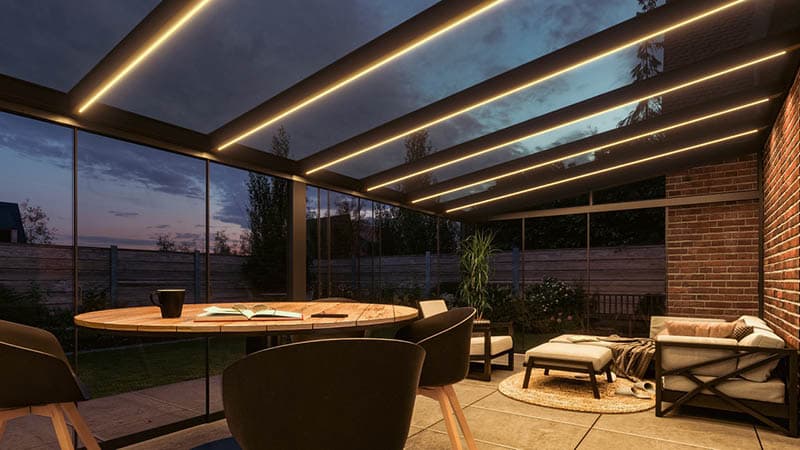 Lighting for verandas