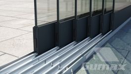 6-rail system matt black 5880mm wide overall height of 2250mm ...