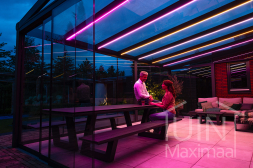 Gumax® Lighting System with glass sliding walls