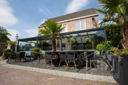 Large classic veranda with sun shading