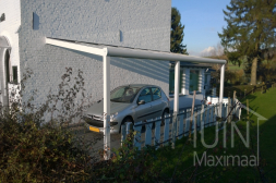 Gumax Carport 6.06 x 3 metres with opal polycarbonate roof panels